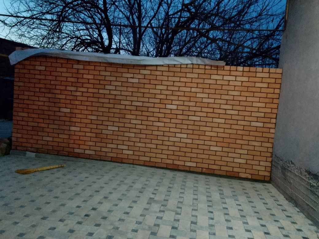Кладка балконов облицовочной кирпичом! Балконга гишт терамиз
