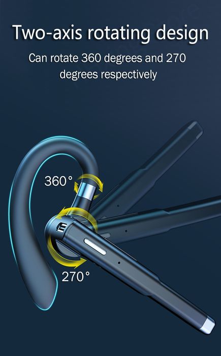 Безжична слушалка с микрифон за шофиране спорт и развлечение