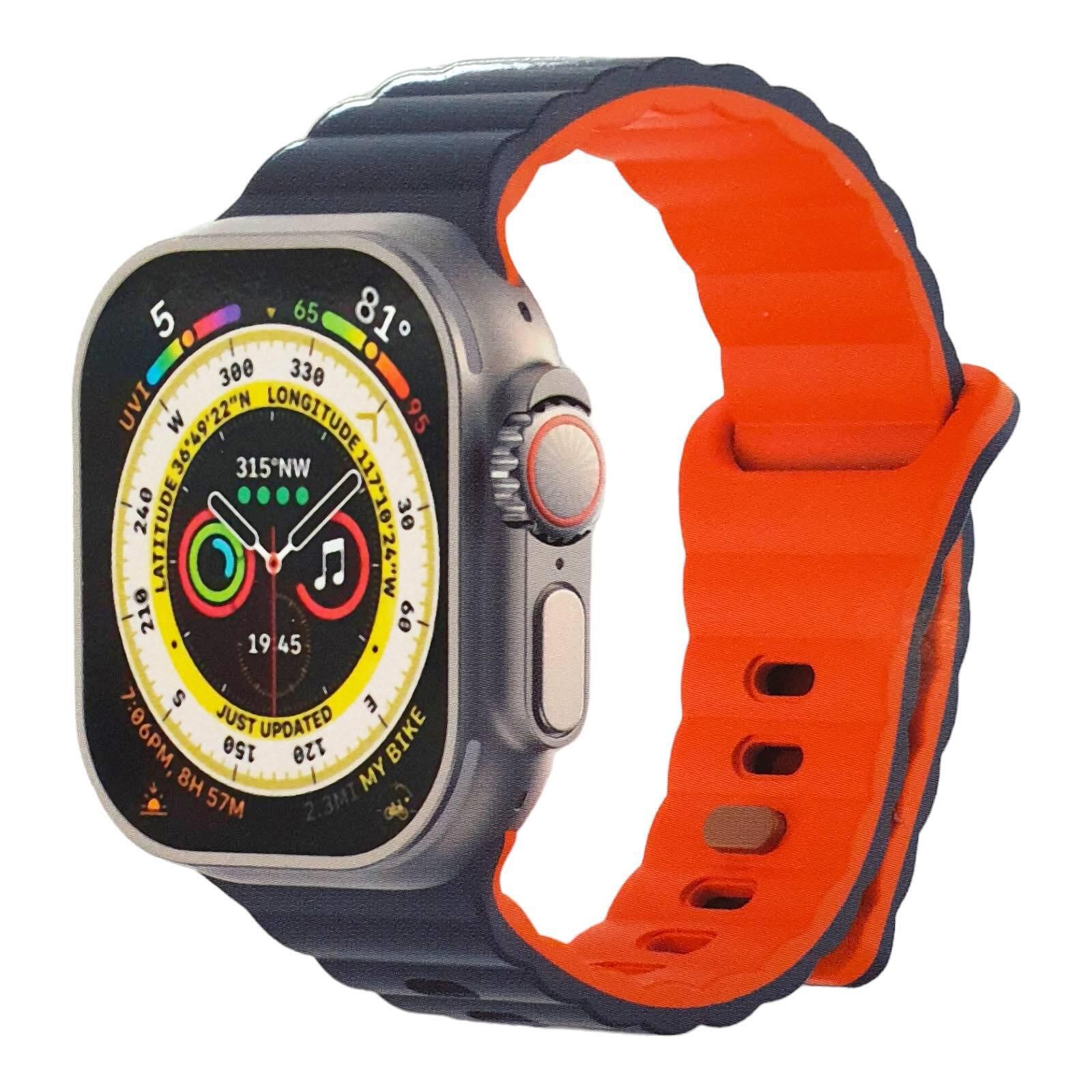 Силиконова каишка gear4 two tone sport band за apple watch ultra 1/ 2