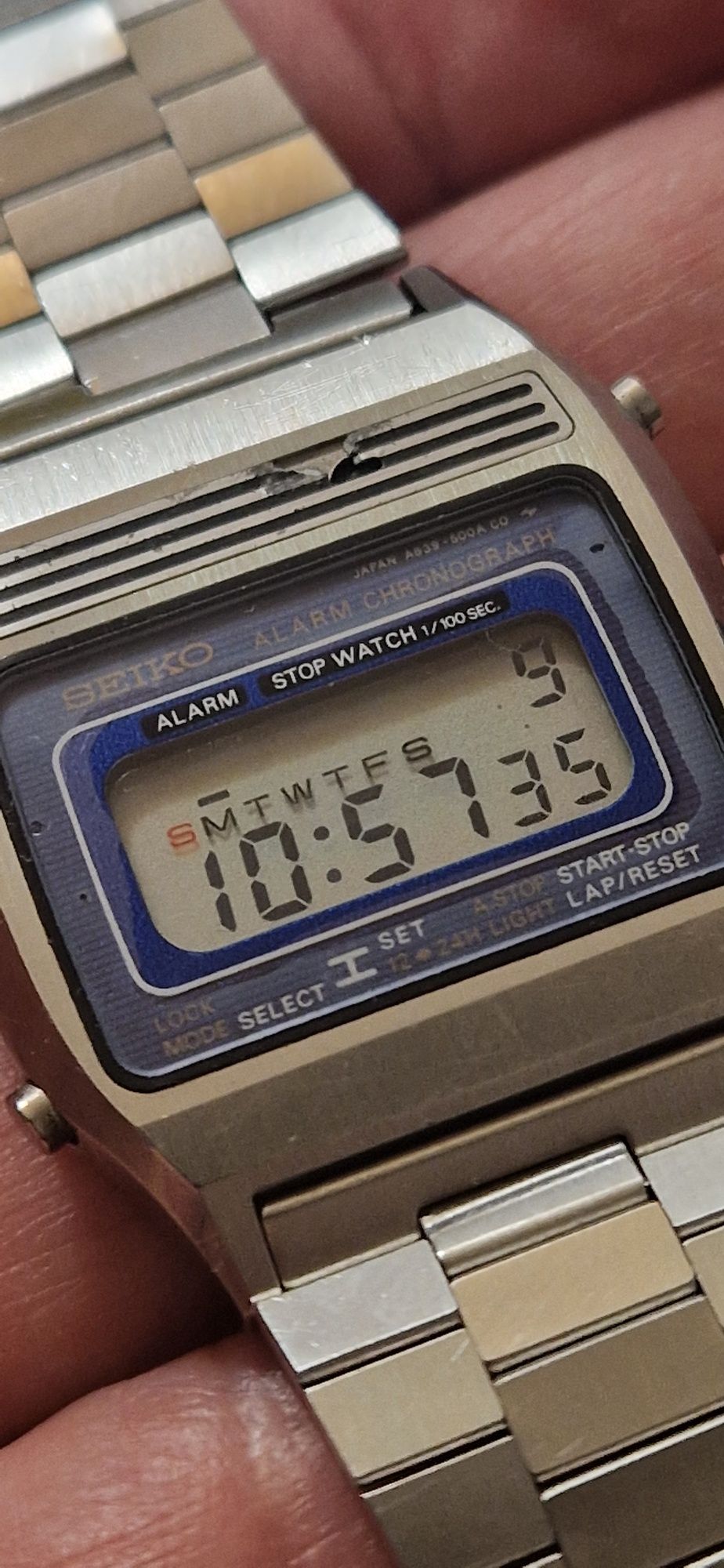 Seiko vintage digital de vanzare.