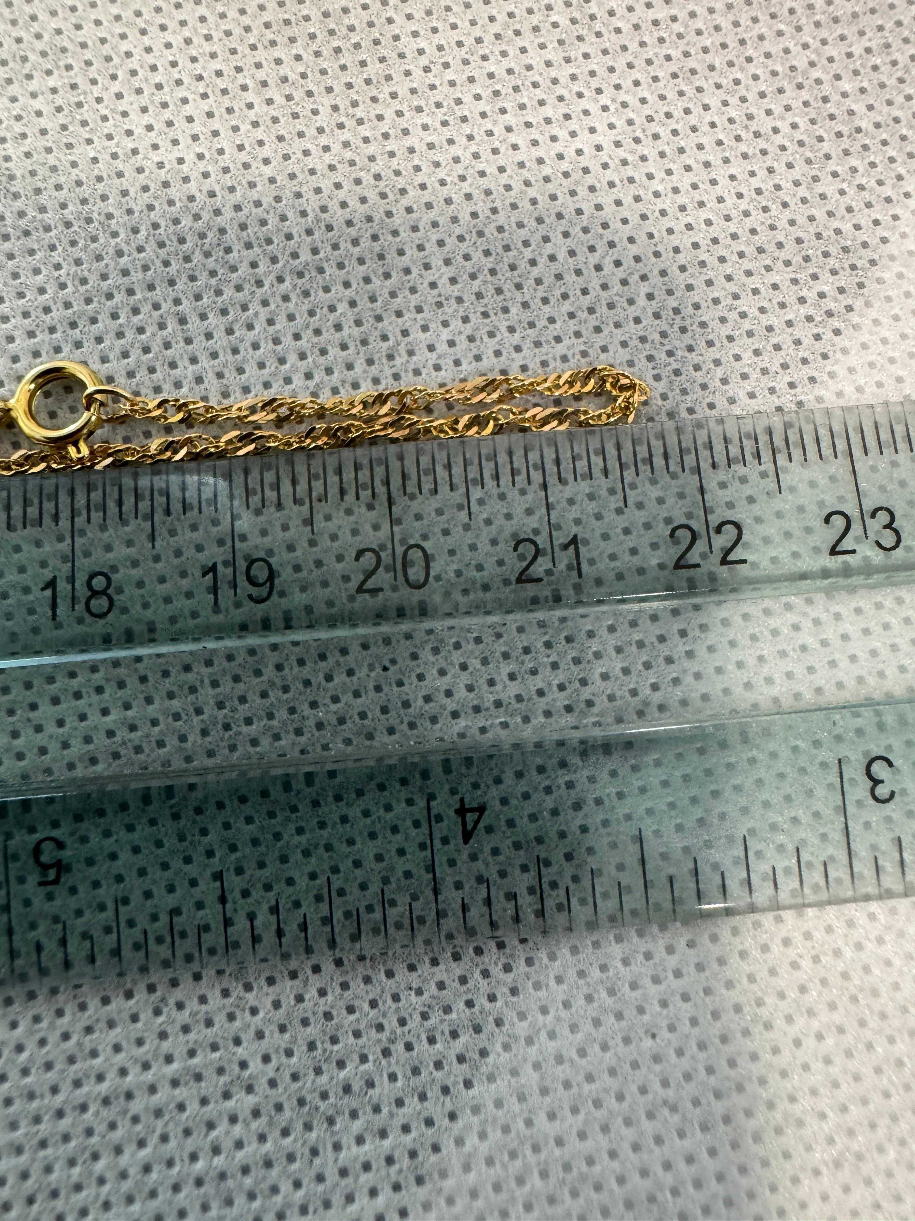 (Ag41) Lant aur 14K B5319-Certificat de garantie!