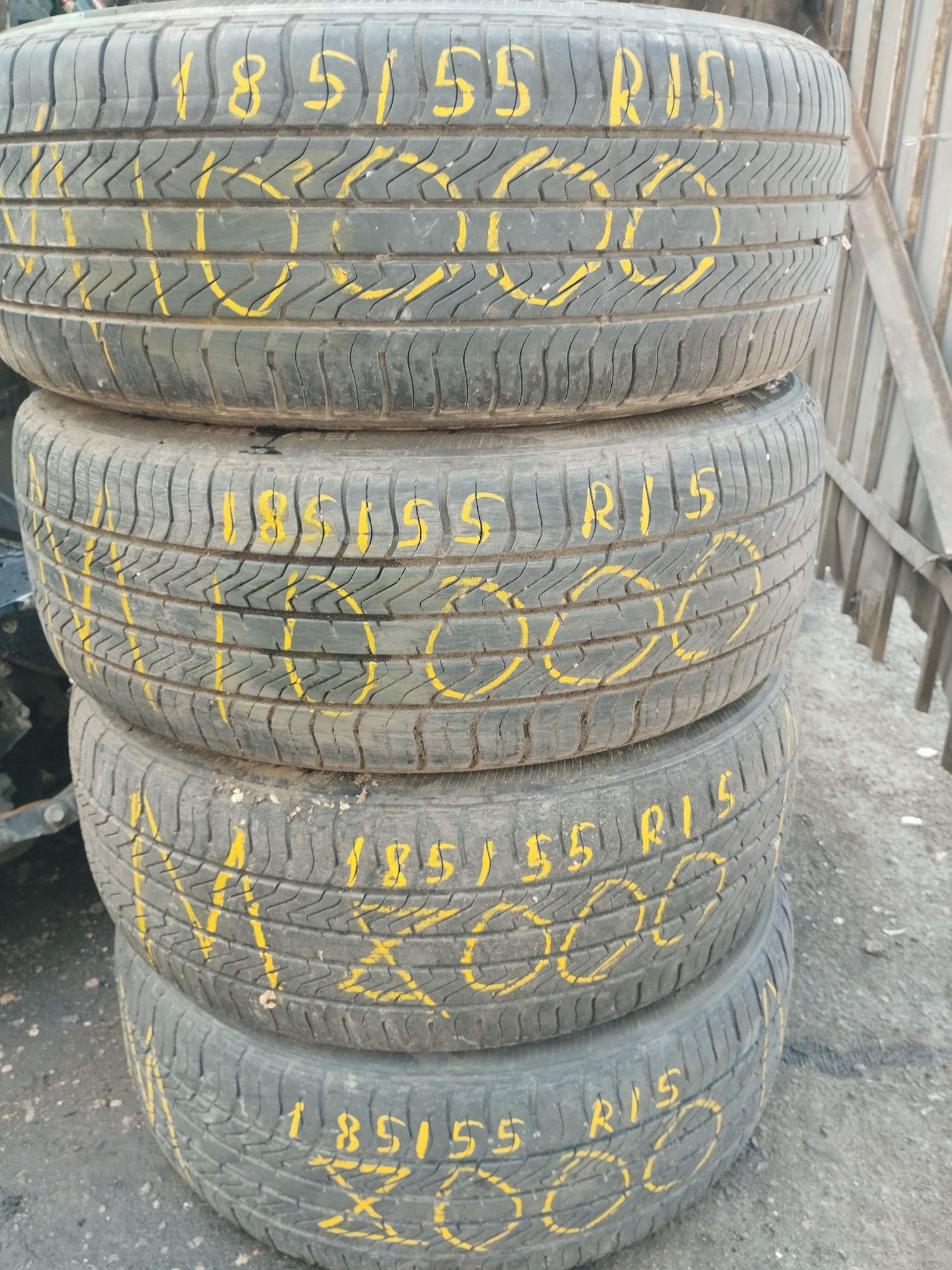 185/55 R15 2шт летней резины