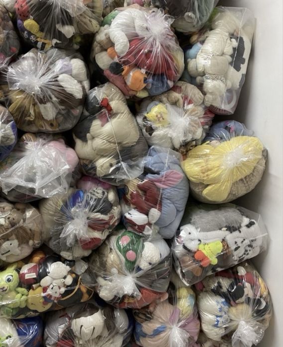 Jucării din pluș kg en-gros sac 10 kg
