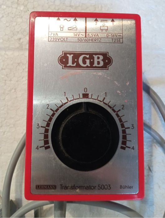 LGB Lehmann transformator 5003
alimentator/variator pentru trenuleț el