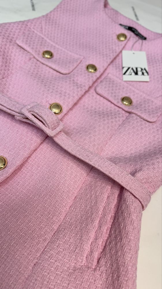 Твидовая жилетка ZARA