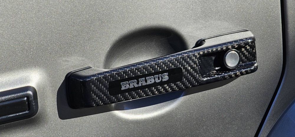Карбонови дръжки Г класа W463A G63 AMG brabus калъф резервна гума W464