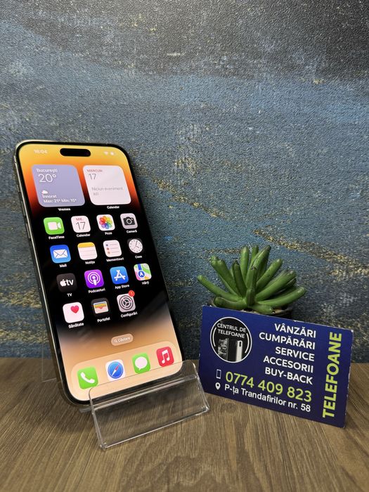 Iphone 14 pro max/256gb/2 Ani Garantie Centrul deTelefoane/rate