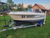 Barca Quicksilver/ Motor 40 cp/ Sonar+ Motor electric