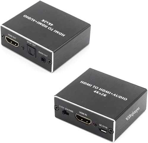 HDMI към HDMI аудио с оптичен TOSLINK SPDIF,Ultra HD 4KX2K 3D