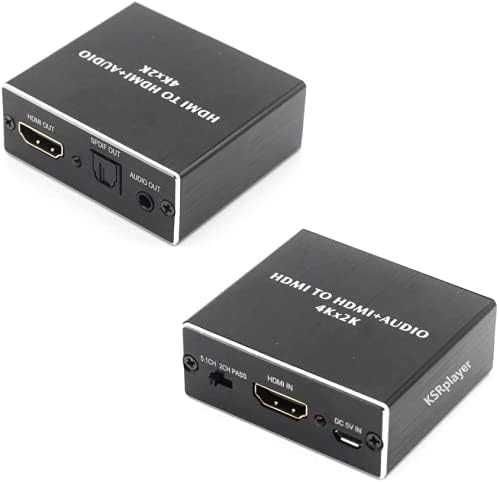 HDMI към HDMI аудио с оптичен TOSLINK SPDIF,Ultra HD 4KX2K 3D