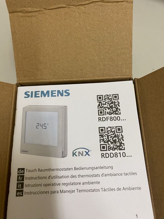 Termostat Siemens RDF800KN/VB cu touch