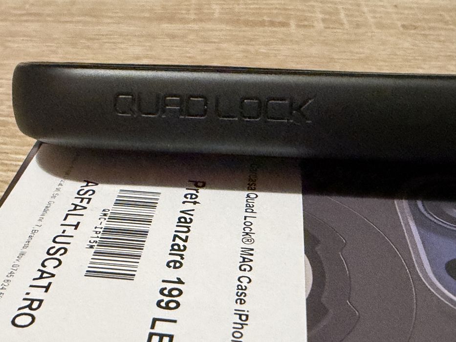 Carcasa Quad Lock MAG Case iPhone 15 Pro ca noua