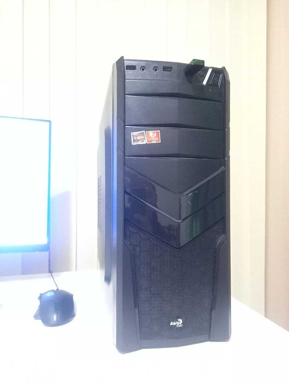 Геймърски компютър Rx6600 Ryzen 5  hd1Tb и ssd 250gb ram16gb