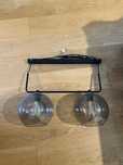 Set doua lustre cu cate doua boluri sticla