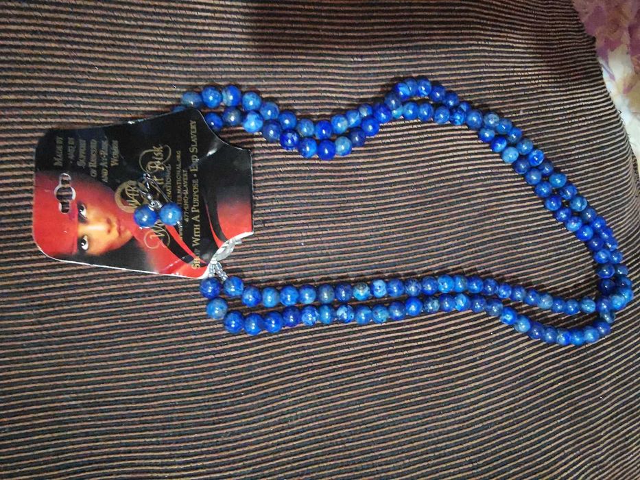 Set colier și cercei argint și lapiz lazuli