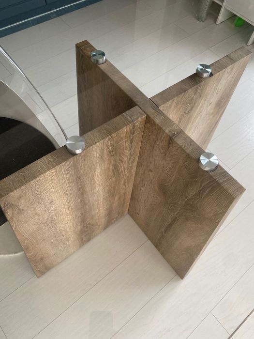 Masa dining de sticla 90x160