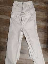 Дамски  бял дънков панталон  размер-38