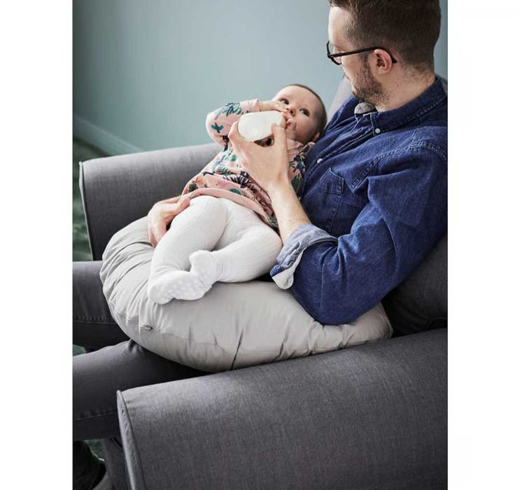 Pernă alăptare gri IKEA - 60x50x18