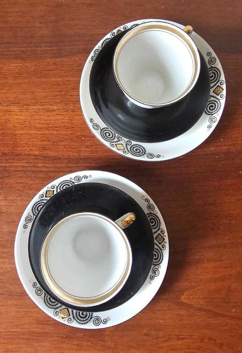 Кофейное трио. Рижский фарфоровый завод.