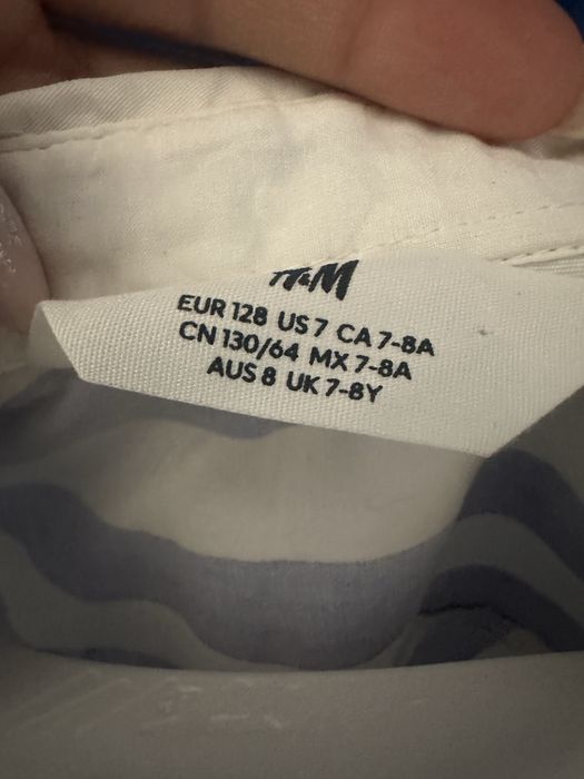 H&M camasa baiat 7-8 ani