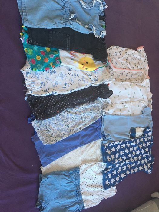 Lot salopete scurte marimea 86