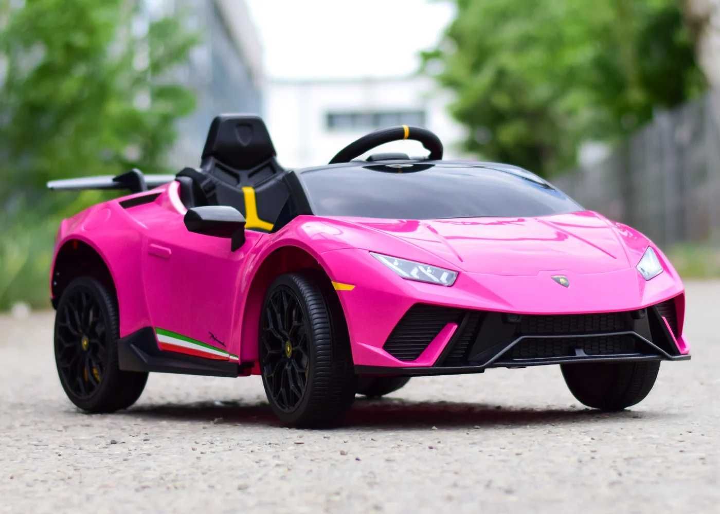 Masinuta electrica copii 1-5 ani Lamborghini Huracan 4x4, 120W #Roz