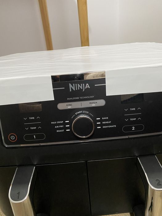 Friteuza cu aer cald Ninja Foodi DualZone AF400, 9.5l, 2470W