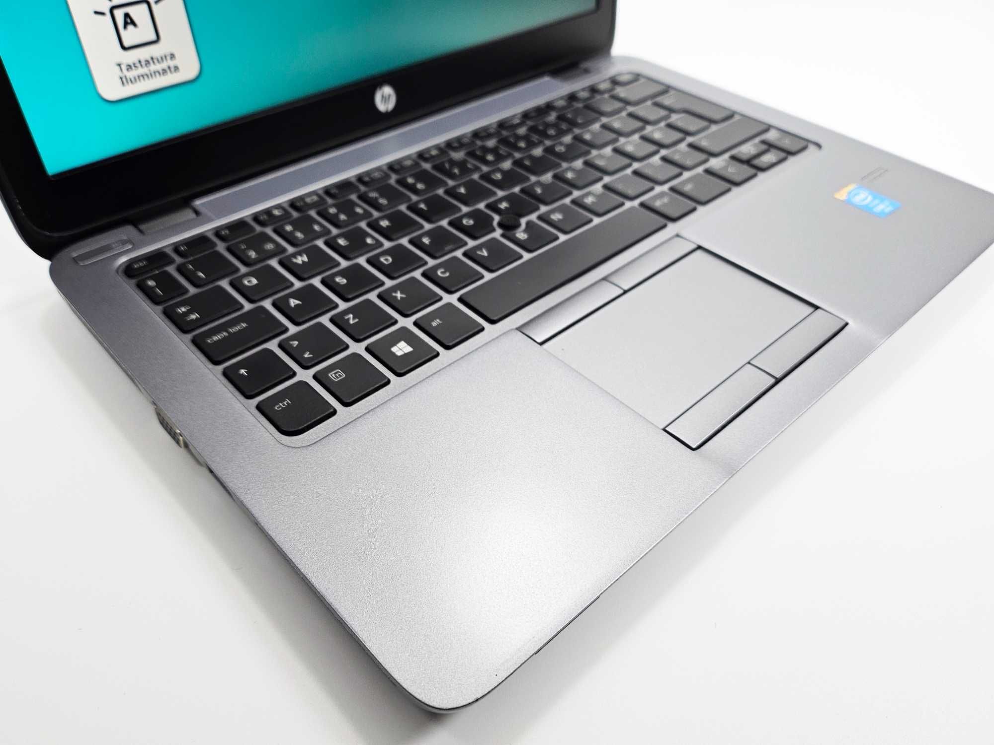 Laptop HP EliteBook i7 256GB SSD Iluminare taste ultraportabil CA NOU