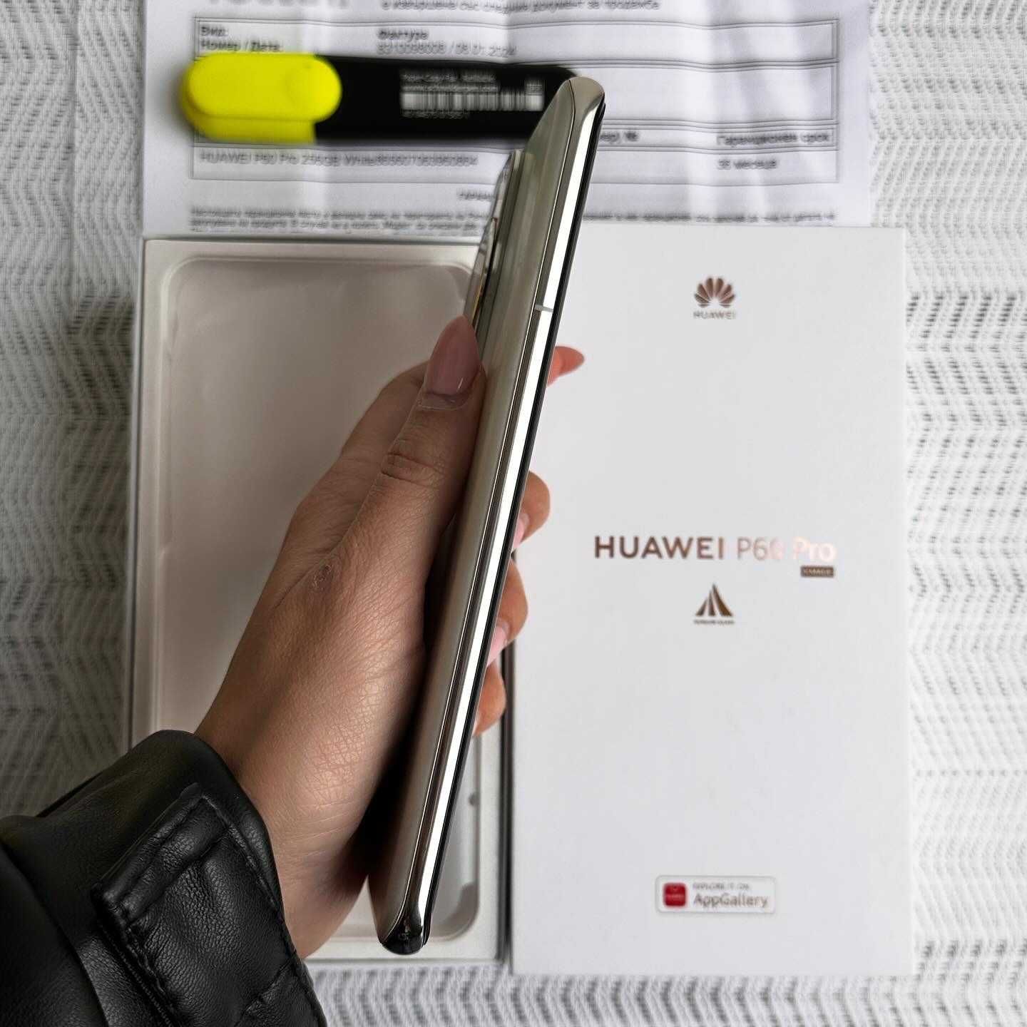 НОВ! 36МЕС ГАРАНЦИЯ лизинг от 52лв/м HUAWEI P60 Pro Rococo Pearl 256GB