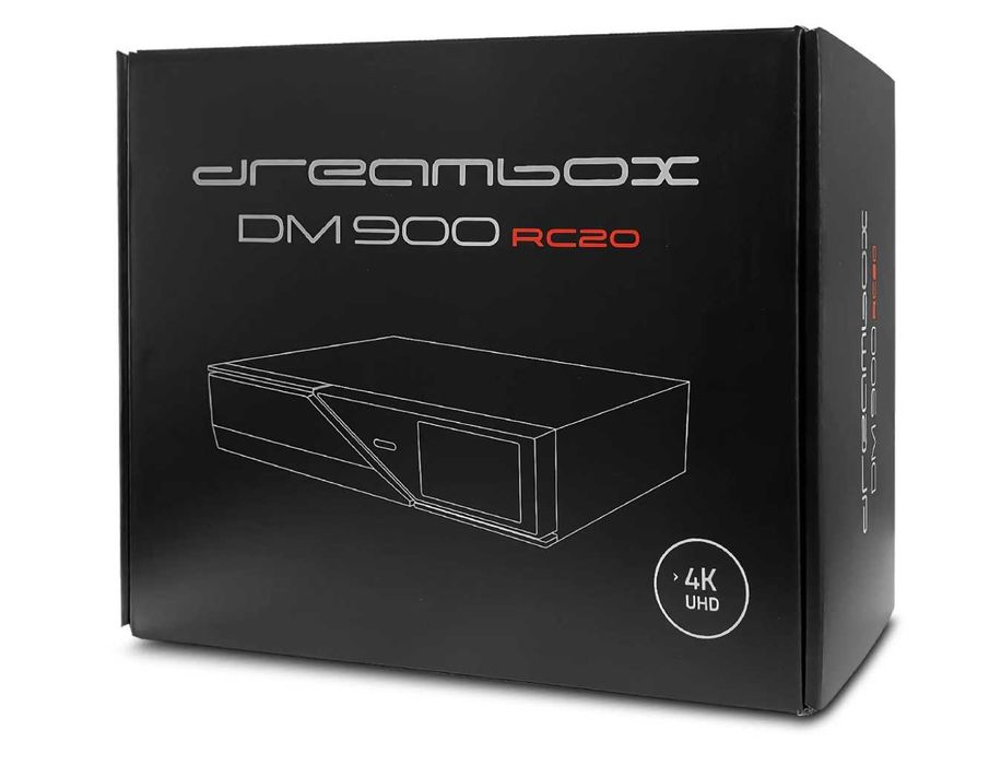 Dreambox DM900 RC20 UHD 4K, triplu