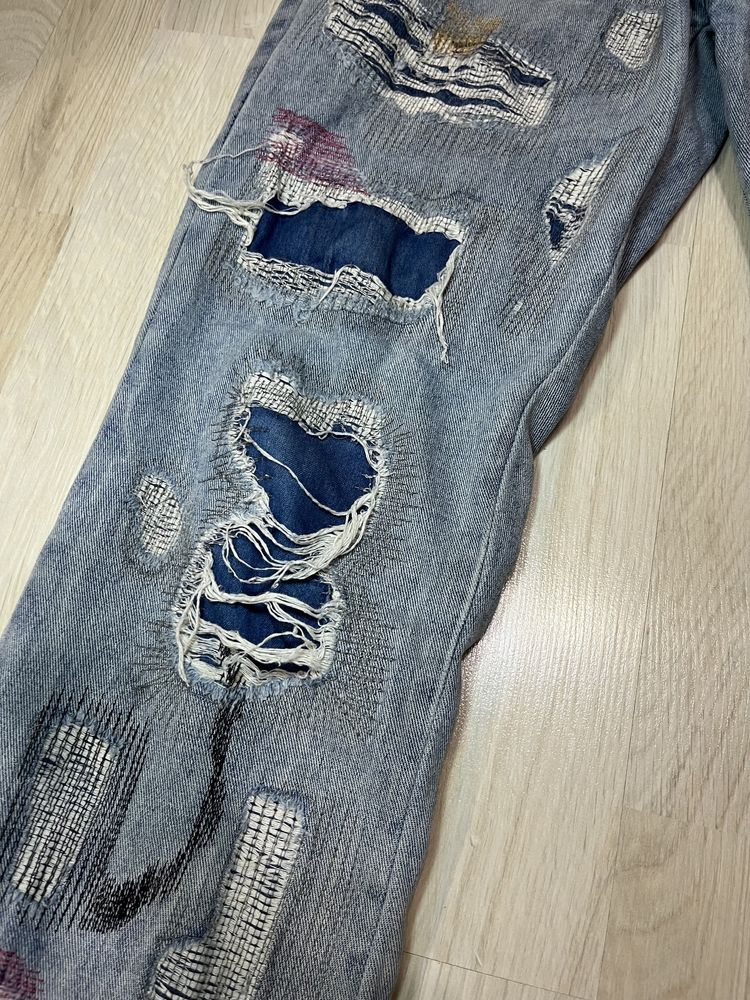 Endless Vlone дънки ( Nike Jordan Lv Evisu Balenciaga Yeezy Corteiz )