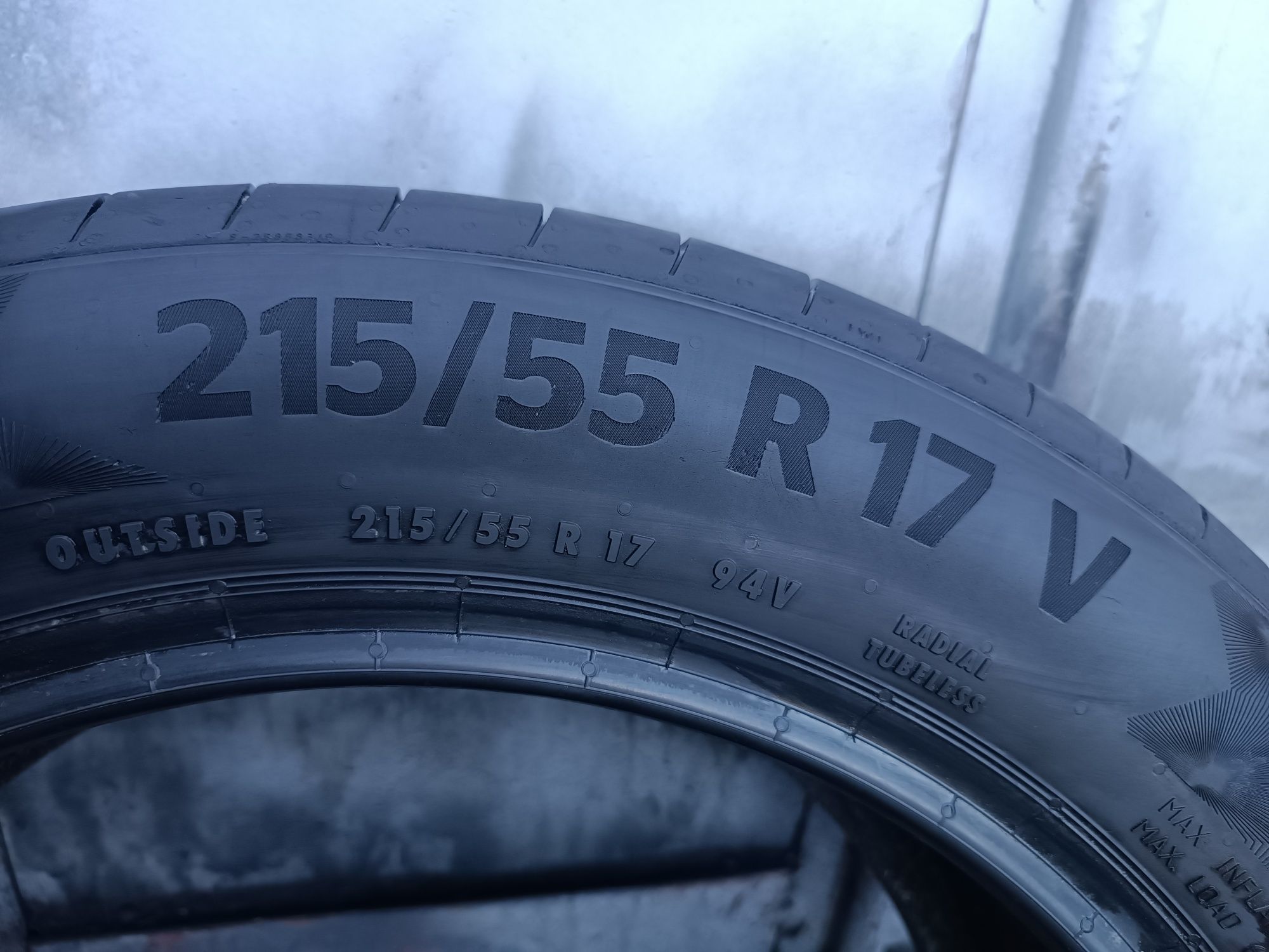 215/55/17 Continental Дот 0522
