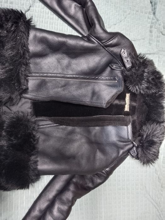 куртка кожаная зимняя