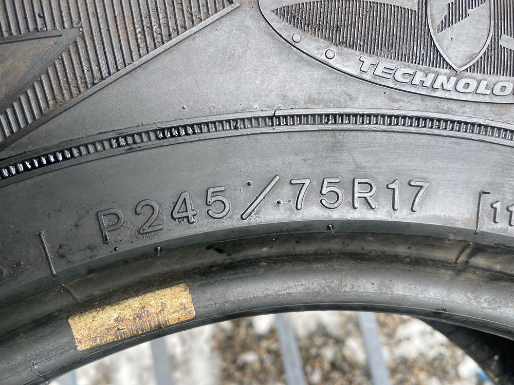 245/75/17 Goodyear. Привозные из Германии. Kolesa 08