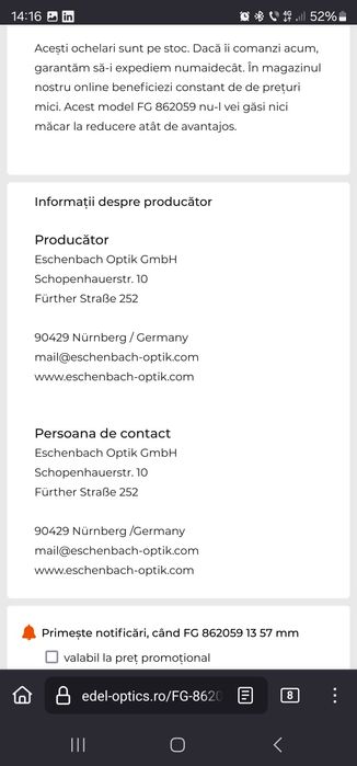 Rama ochelari Freigeist FC862059