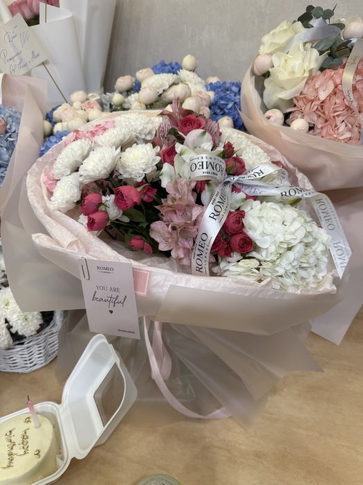 Букет цветов свежий