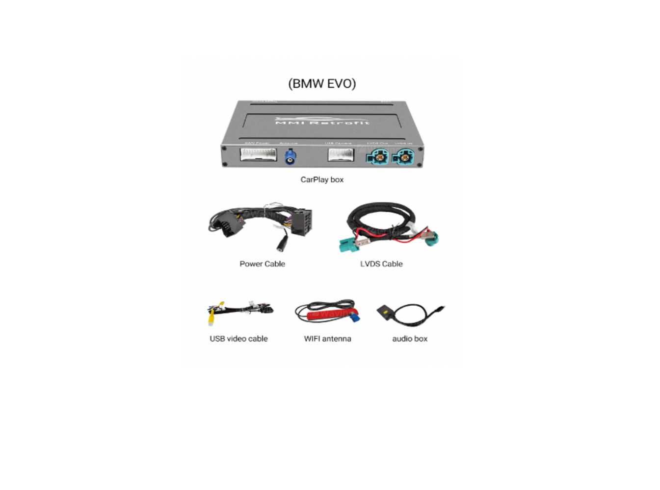 BMW I3 I01 I8 2017/2019 EVO System Apple Csrplay Android Auto MMI BOX
