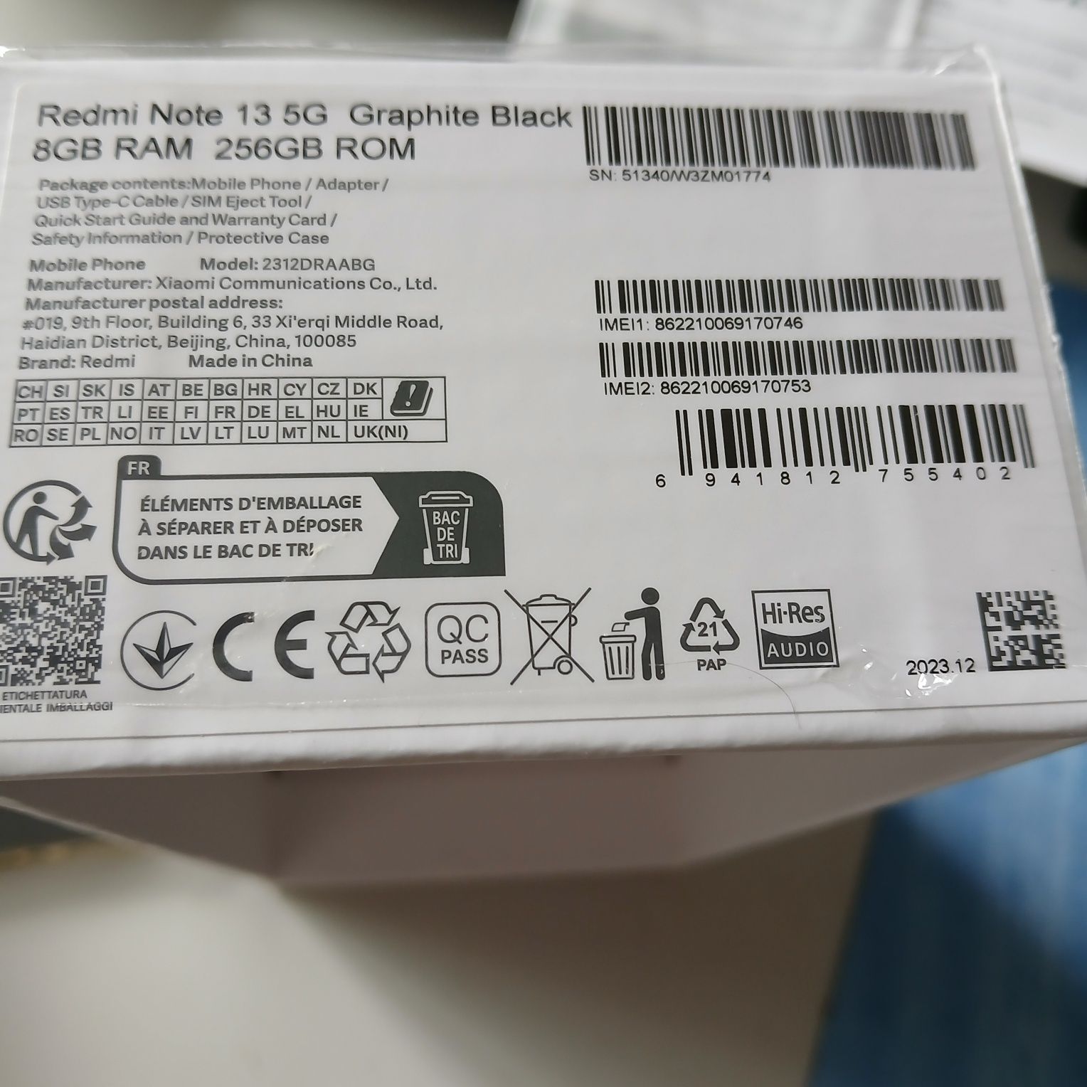 Xiaomi redmi note 13 5G