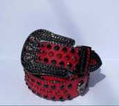 Vand curea 3 skull red belt