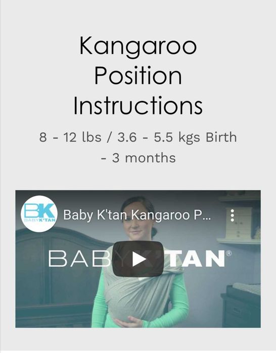 Слинг baby k'tan
