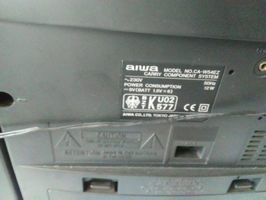 Vand radio dublucasetofon marca AIWA