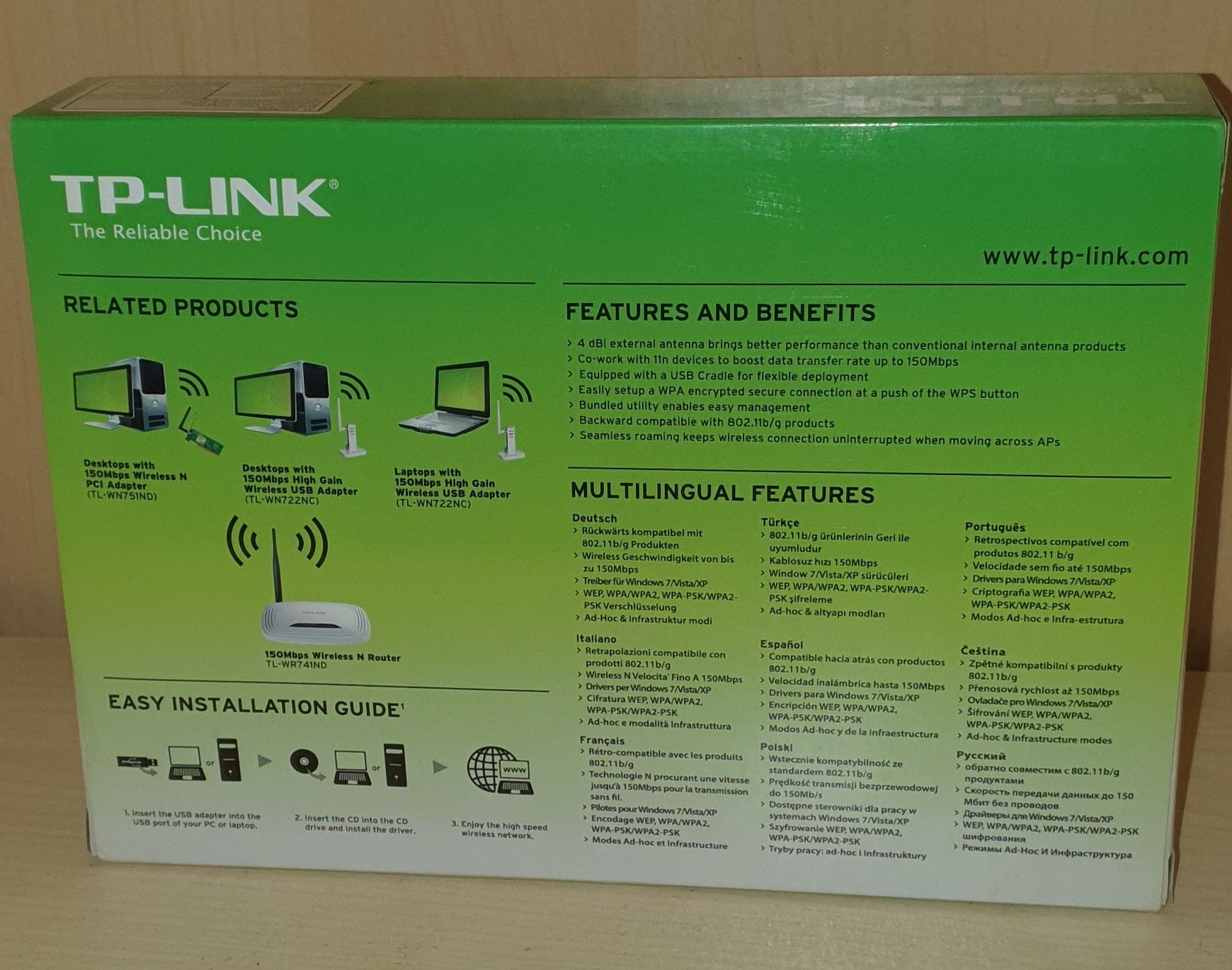 Вайфай адаптер беспроводной TP-Link Tl-WN722NC