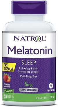Natrol melatonin 5mg мелатонин 200 шт USA
