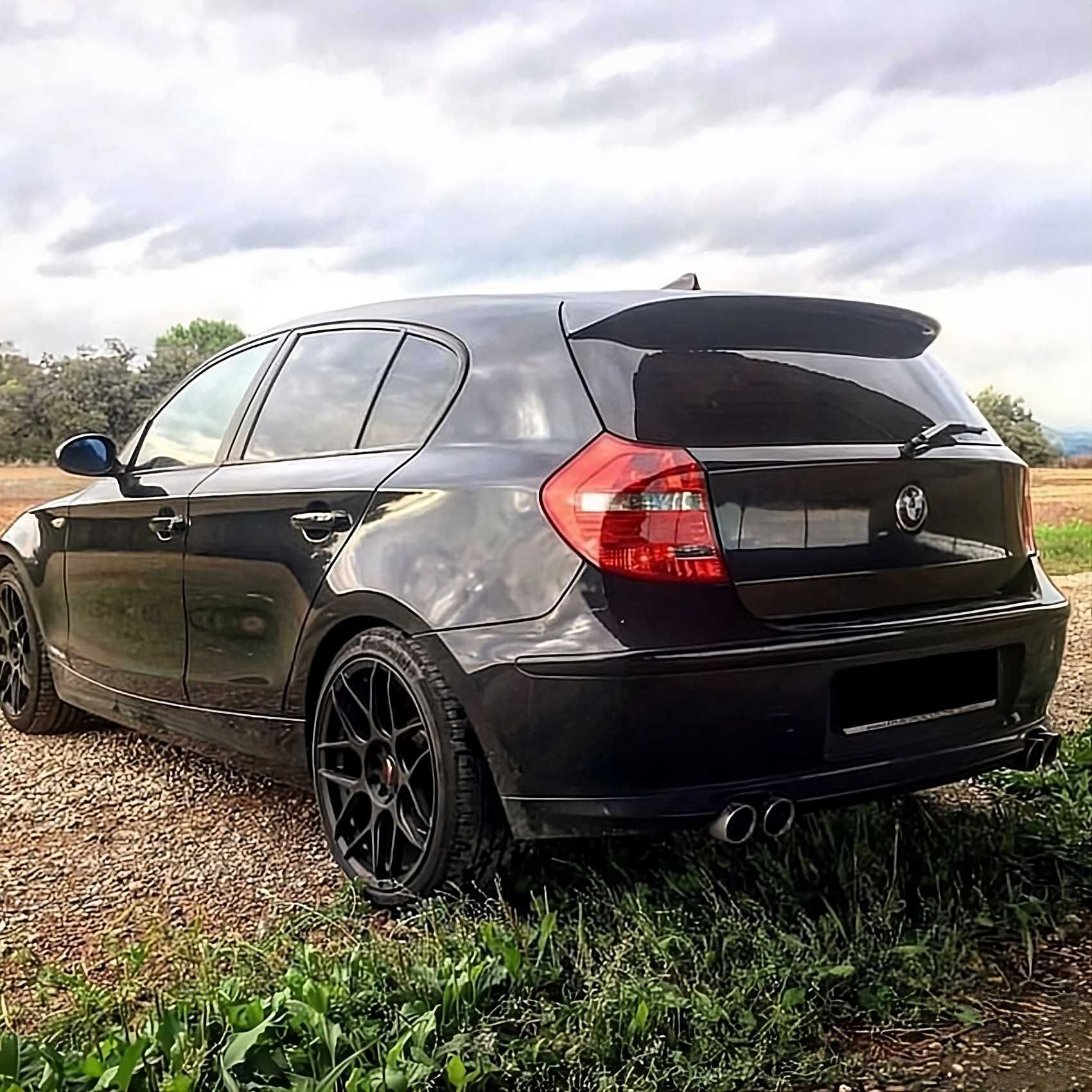 Eleron Luneta Lip Portbagaj Spoiler BMW Seria 1 E81 E87, Negru lucios