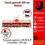 Freza agricola Baisan latime de lucru 2.0 m Agramix