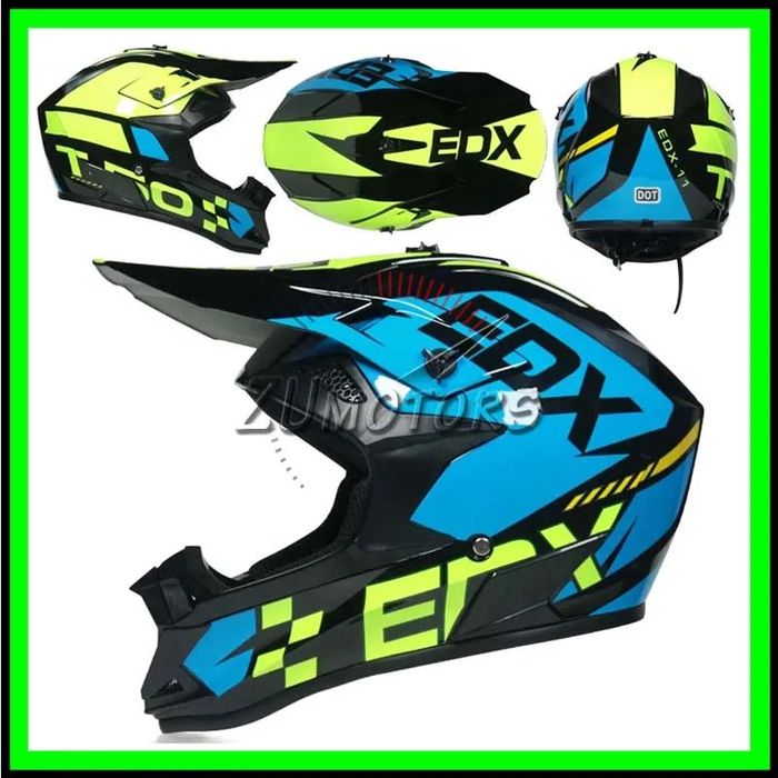 Casca Moto Atv Cross Enduro Downhill - EDX - M / L / XL