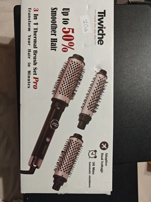 Twiche 3 в 1 четка за изправяне и оформяне на коса