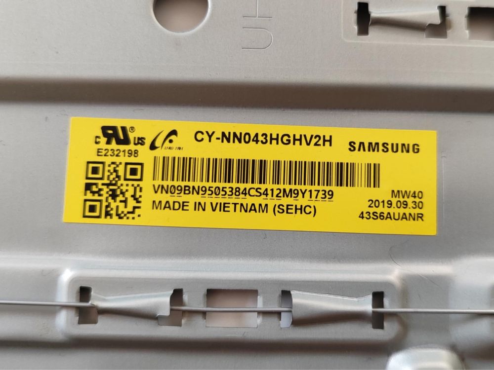 Main Board BN41-02703A / UE43RU7179U / BN44-00947J TV Samsung на части