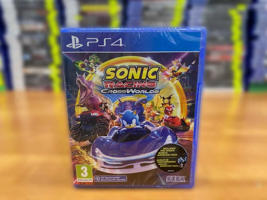 Новый** Sonic Racing CrossWorlds PS4/PS5 Соник Пс4 Много Игр