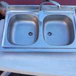 Chiuveta inox cu doua cuve